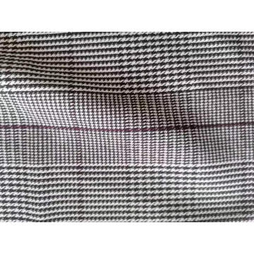 Polyester Rayon Spandex Yarn Dyed Check Fabric